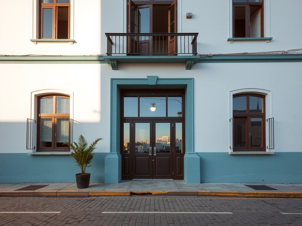 Fachada del edificio en el Centro Histórico